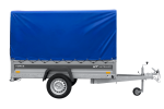 Ungebremster Anhänger 230×125 UNITRAILER FORCE 230 KIPP mit H-1100 Spriegel und blauer Hochplane-Neu – Bild 8