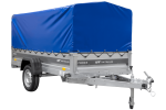 Ungebremster Anhänger 264×125 UNITRAILER FORCE 264 KIPP mit H-800 Spriegel und blauer Hochplane-Neu – Bild 7