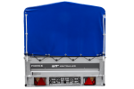 Ungebremster Anhänger 264×125 UNITRAILER FORCE 264 KIPP mit H-800 Spriegel und blauer Hochplane-Neu – Bild 10