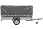Ungebremster Anhänger 264×125 UNITRAILER FORCE 264 KIPP mit H-800 Spriegel und grauer Hochplane-Neu – Bild 8