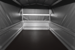 Ungebremster Anhänger 264×125 UNITRAILER FORCE 264 KIPP mit H-800 Spriegel und grauer Hochplane-Neu – Bild 13