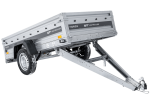 Autotransportanhänger auf Federn 230×125 UNITRAILER FORCE 230/R KIPP mit BIS-Seitenwänden, H-0-Rahmen und blauer Plane-Neu – Bild 23