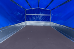 Zweiachsanhänger 264×150 UNITRAILER GARDEN 265/2 KIPP mit H-800 Rahmen und blauer Plane-Neu – Bild 11