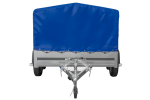 Zweiachsanhänger 264×150 UNITRAILER GARDEN 265/2 KIPP mit H-800 Rahmen und blauer Plane-Neu – Bild 9