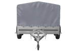 Zweiachsanhänger 264×150 UNITRAILER GARDEN 265/2 KIPP mit H-800 Rahmen und grauer Plane-Neu – Bild 6