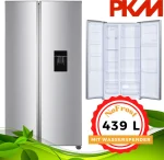 PKM SBS444EIXWD Side-by-Side Kühlschrank 439 L NoFrost mit Wasserspender Inox – Bild 3