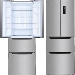 WOLKENSTEIN FD351.4NF IX French Door Kühlschrank 320 L NoFrost Touch Control Inox