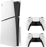 Sony PlayStation 5 PS5 Slim Disc Edition 1TB Konsole inkl. 2 DualSense Wireless Controller | 4K | 8K | 120 Hz | Blu-ray – Bild 4